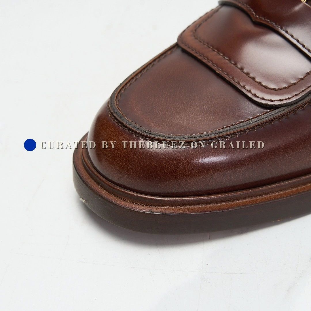 Tod's Women's Vintage Gold Coin Loafers in Brown, Women's (Size 4) — image 4 of 6