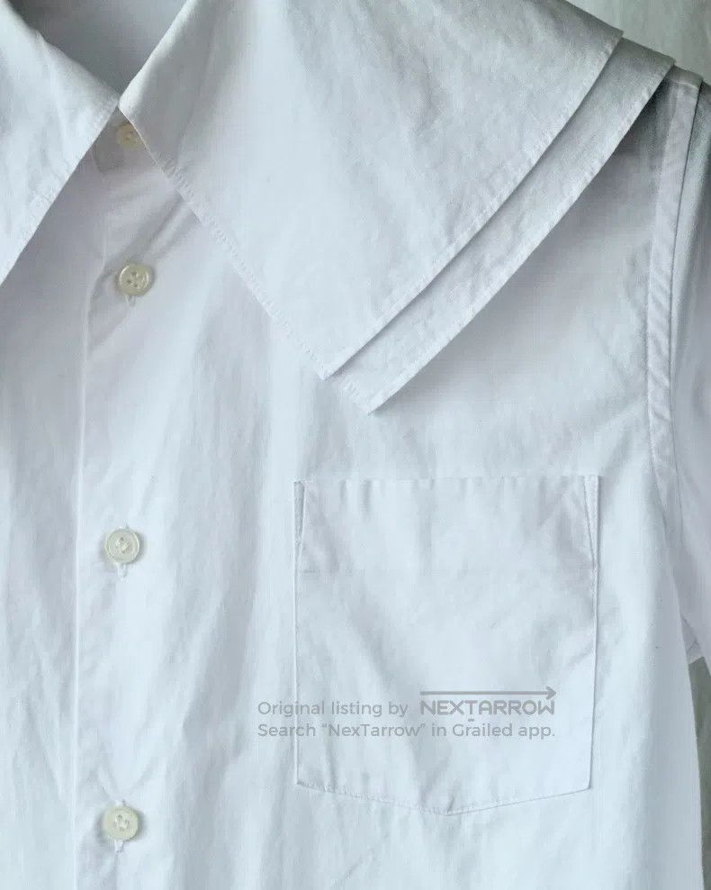 Comme des Garcons Comme Des Garcons Nun Collar White Shirt Size S / US 4 / IT 40 - 6 Thumbnail