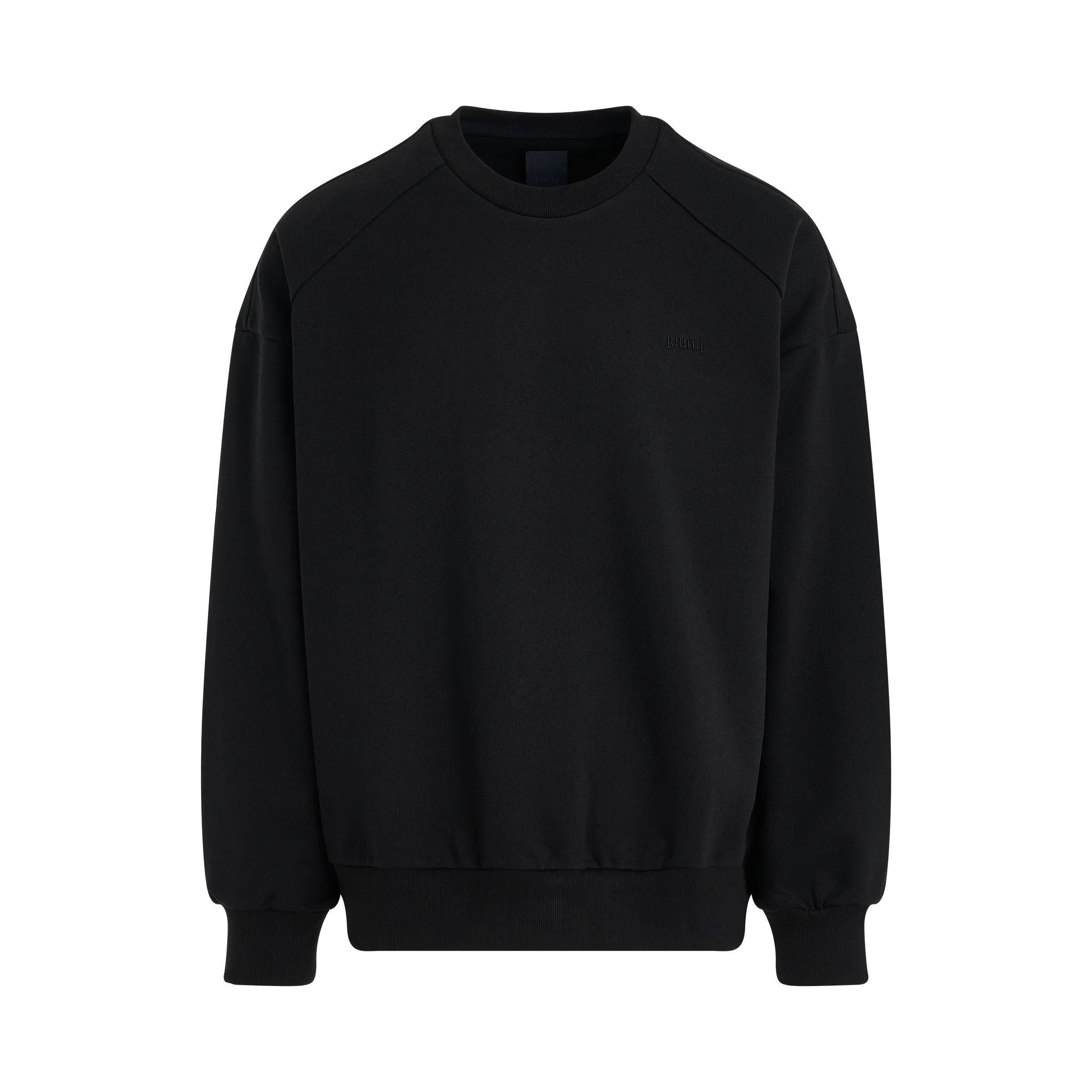 Juun.J o1mris0824 Embroidered Sweatshirt in Black Size US S / EU 44-46 / 1 - 1 Thumbnail