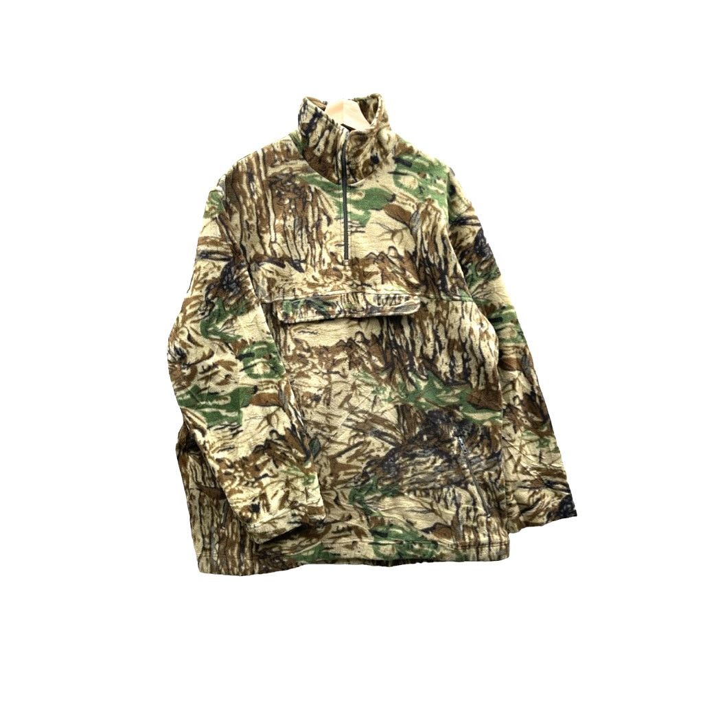 Vintage 1990's Univers Outdoor Camo Animal Full Zip Fleece Jacket Size US XXL / EU 58 / 5 - 1 Thumbnail