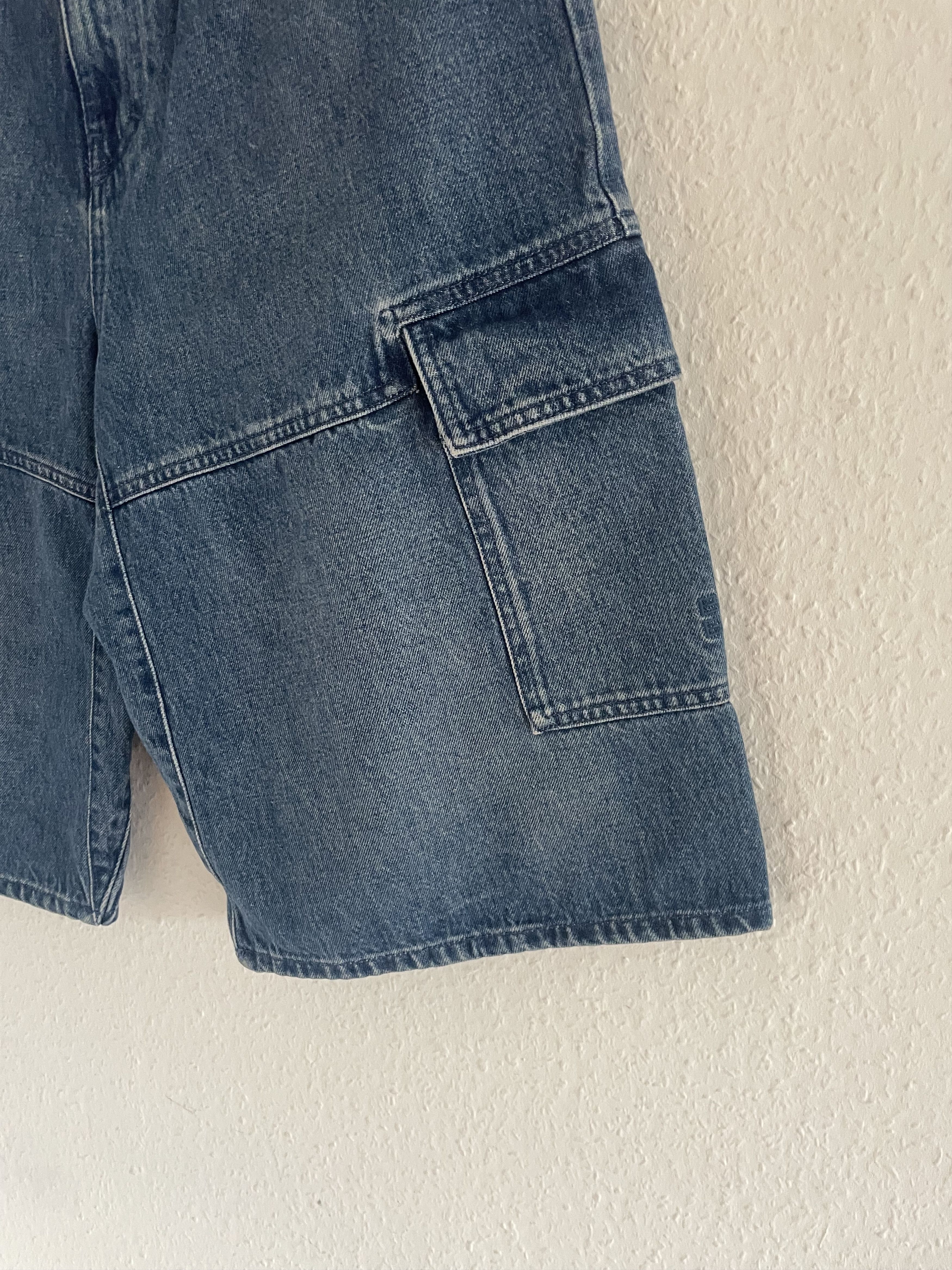 Givenchy Cargo Denim Shorts Size US 33 - 2 Thumbnail