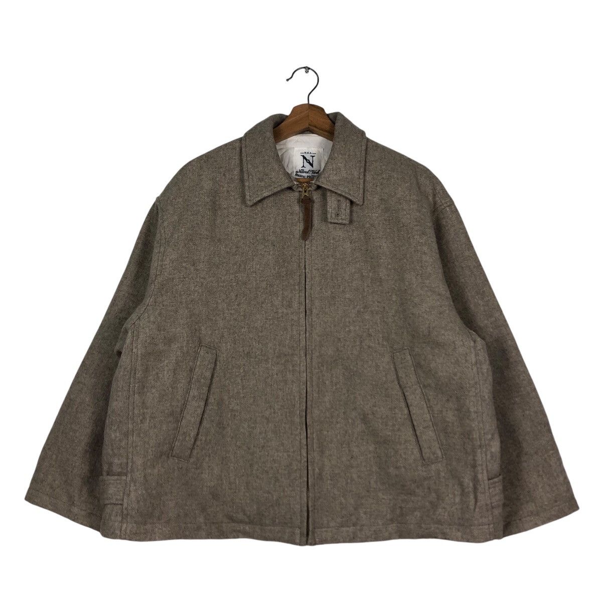45rpm 📌Vintage Wool Bomber Jacket Zipper Rna Product Japan Size US M / EU 48-50 / 2 - 2 Thumbnail