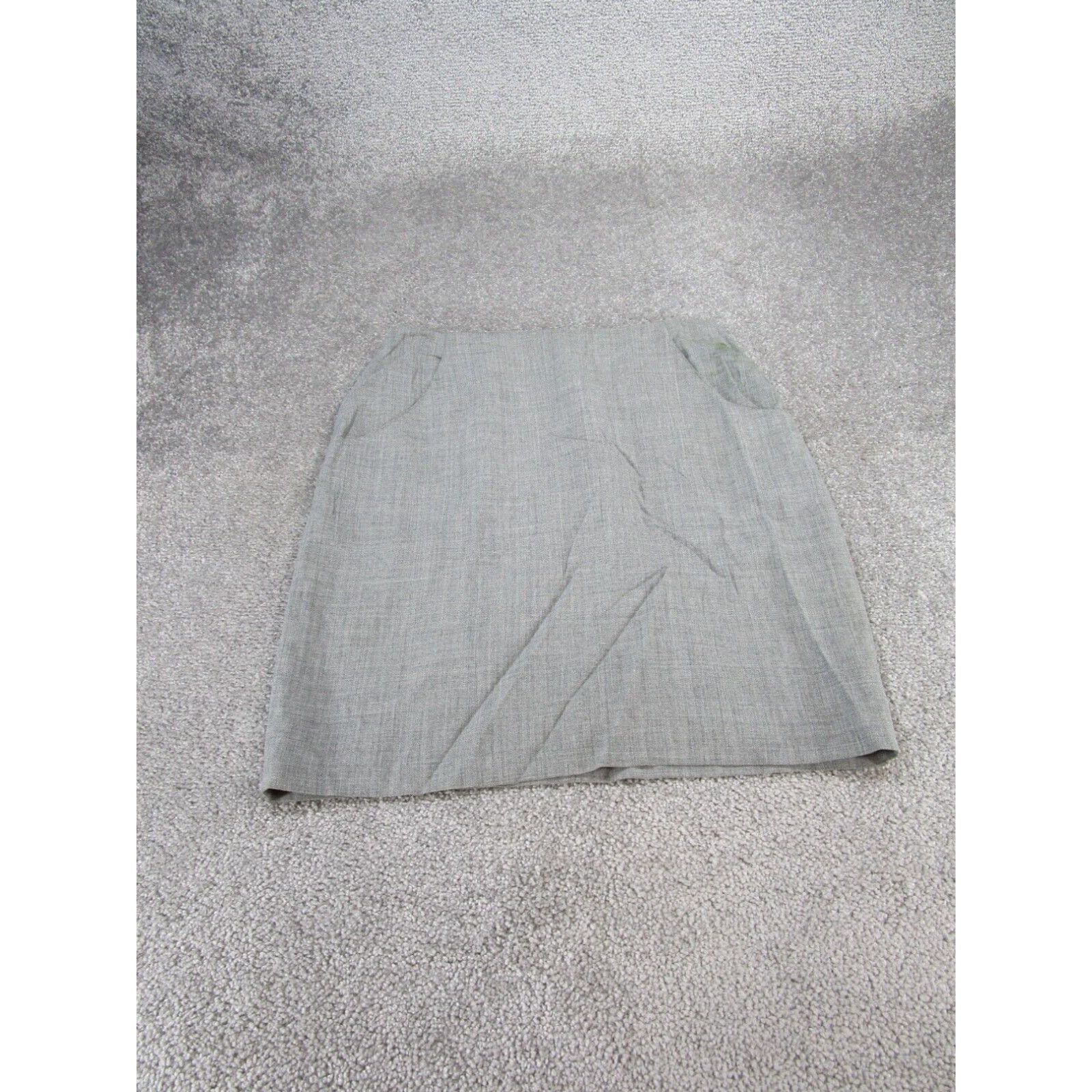 Emporio Armani Emporio Armani Pencil Skirt Women's Gray Wool Blend Size 6 Size 28" / US 6 / IT 42 - 1 Thumbnail