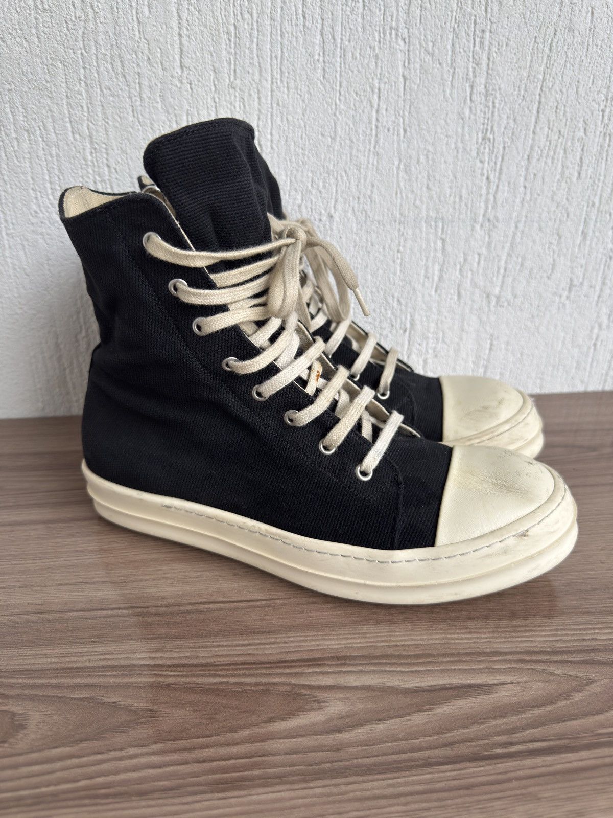 Rick Owens Drkshdw Canvas drkshdw Ramones Size US 10.5 / EU 43-44 - 3 Thumbnail