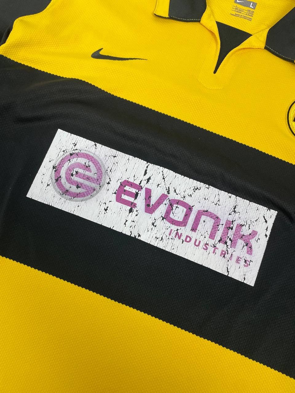 Nike Nike BORUSSIA DORTMUND 2007 2008 Home Player Issue Jersey Size US L / EU 52-54 / 3 - 6 Thumbnail