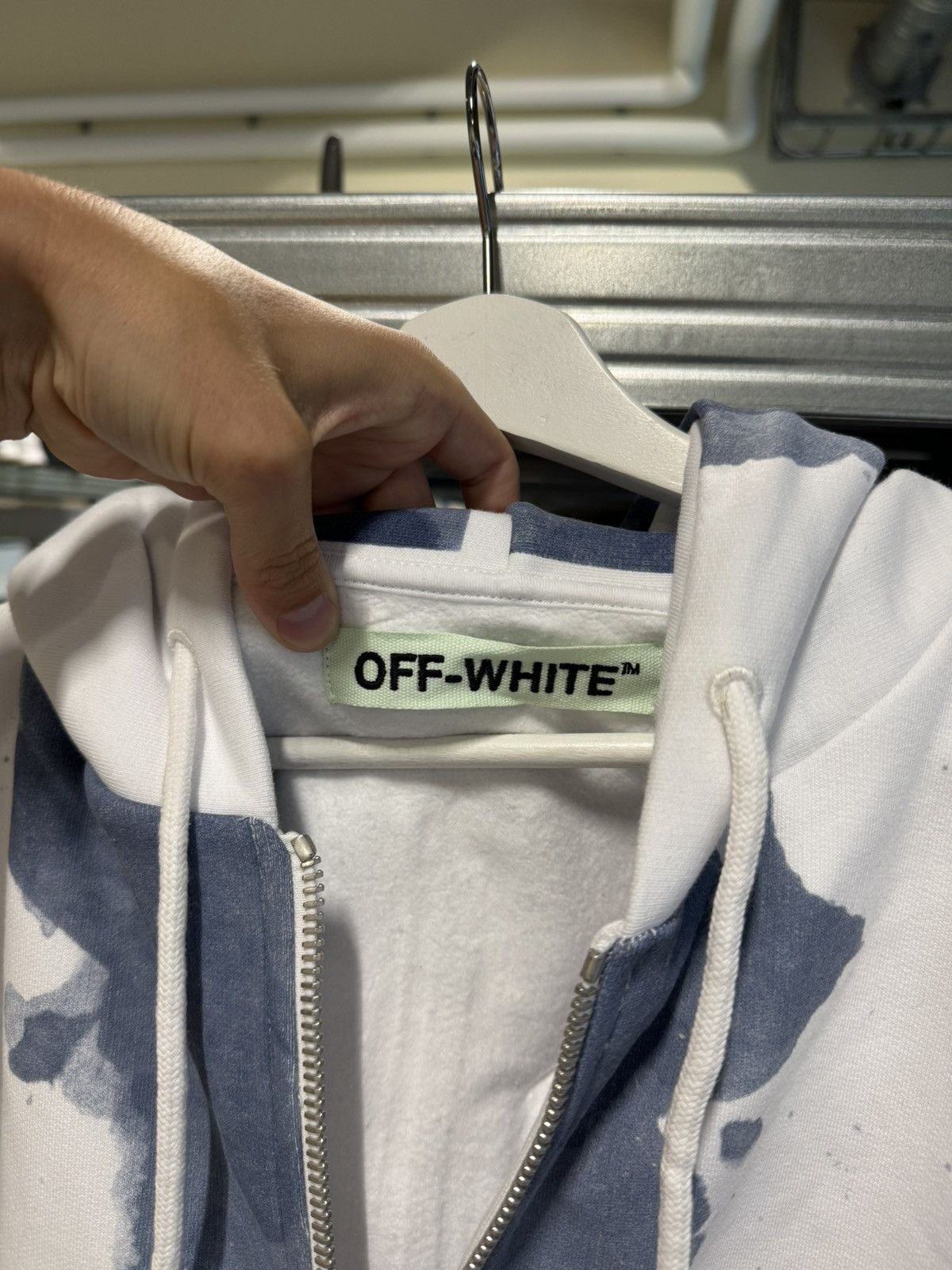 Off-White Off-White Rare FW16 Zip Hoodie EARLY VIRGIL ERA Size US M / EU 48-50 / 2 - 5 Thumbnail