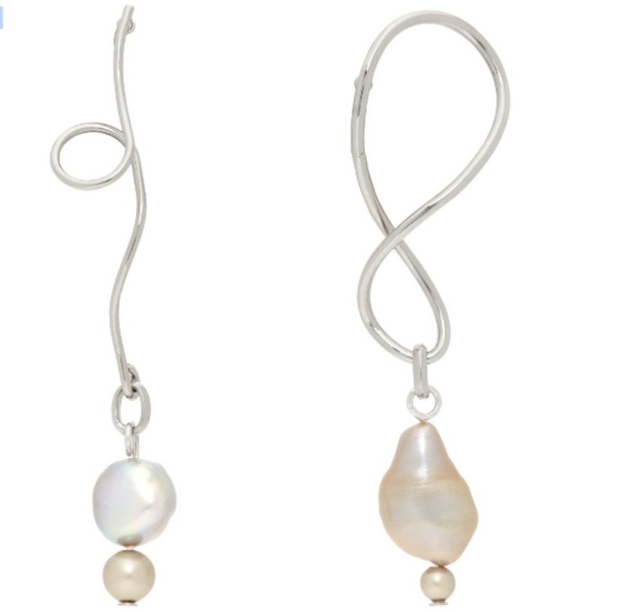 Other MOUNSER Freshwater Pearl Silver Earrings Size ONE SIZE - 3 Thumbnail