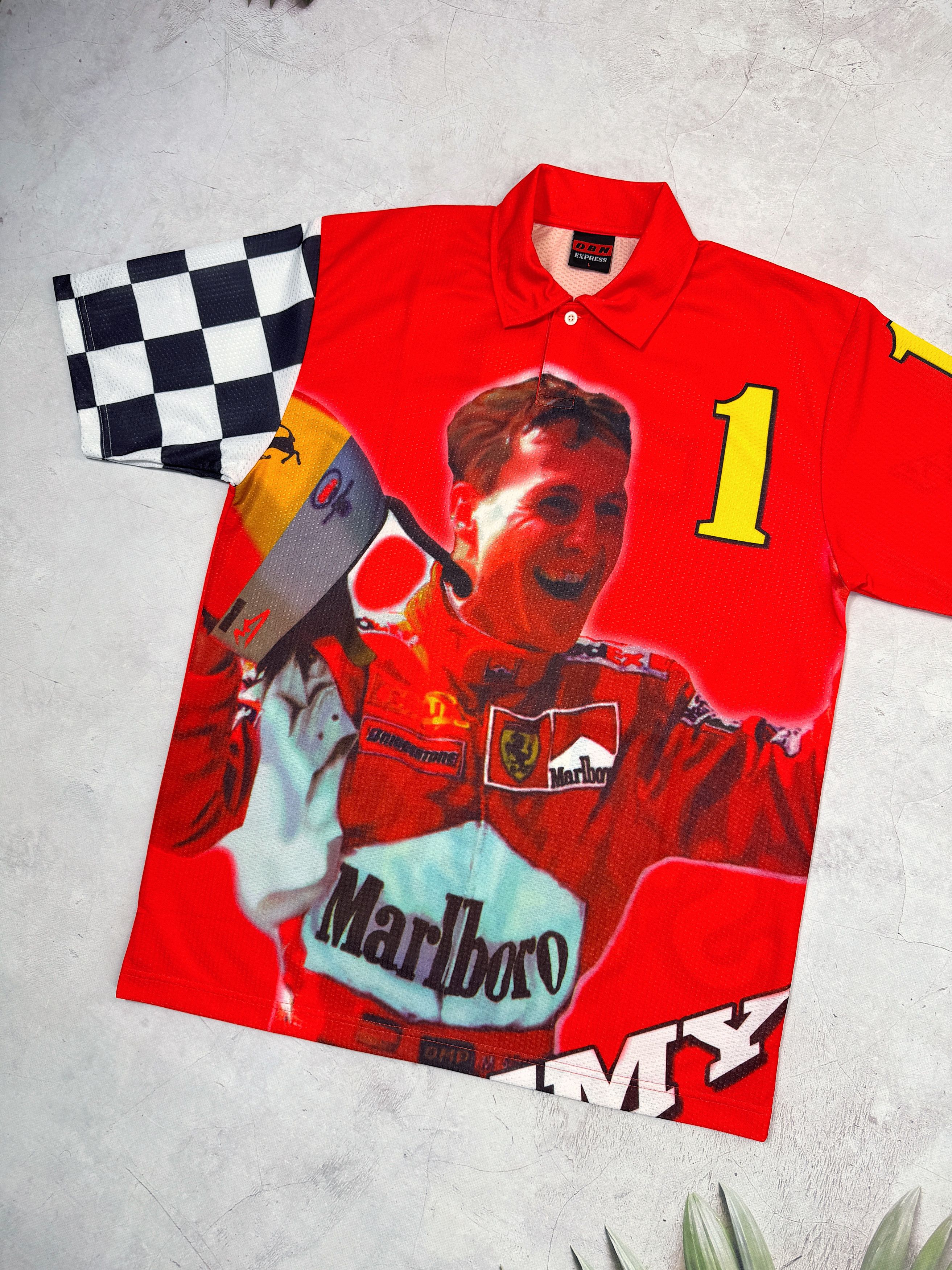 Formula 1 × Vintage Vintage Schumacher T-Shirt Formula 1 Marlboro Size US M / EU 48-50 / 2 - 2 Thumbnail