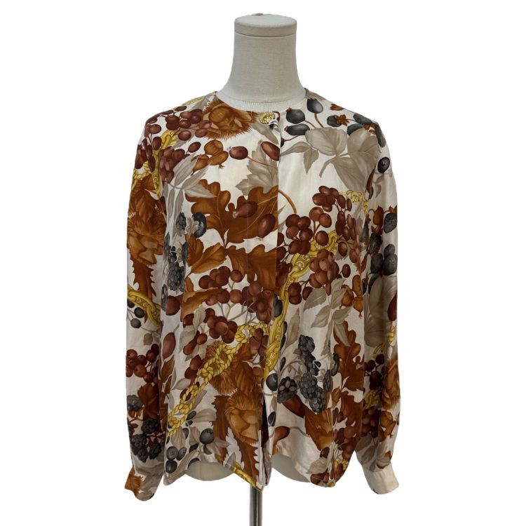 Celine Celine Floral Print Silk Button Up Size 38 Size S / US 4 / IT 40 - 1 Thumbnail