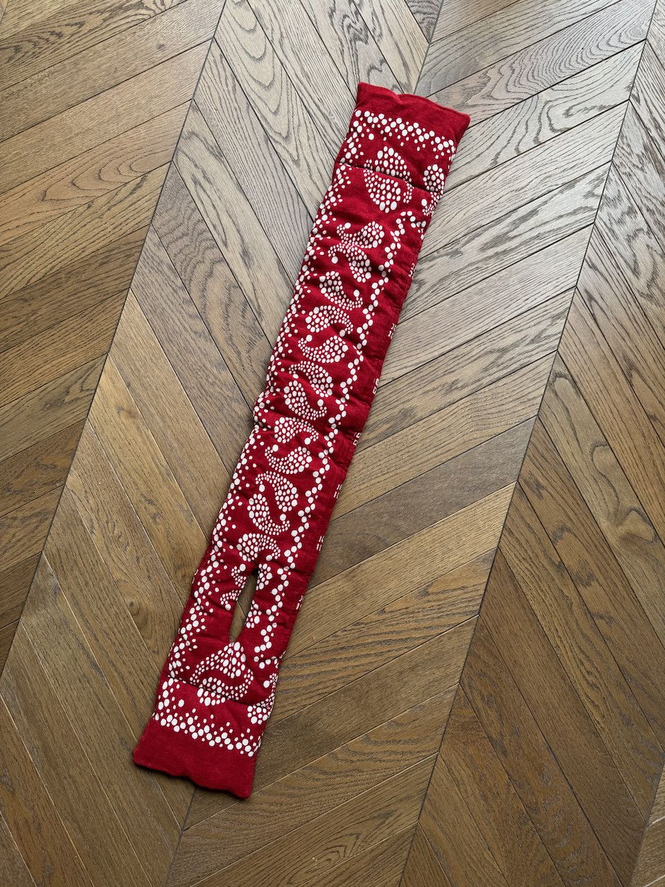 Kapital [OS] Linen/Rayon Bandana Kesa Scarf in Red (FW21) Size ONE SIZE - 6 Thumbnail