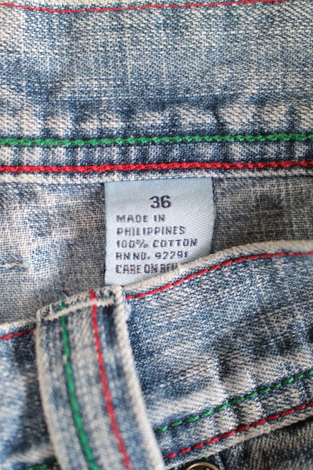Vintage 00's P.S. Mover Light Wash Jort Size 32" / US 10 / IT 46 - 6 Thumbnail