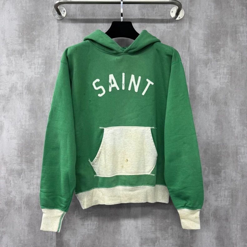 Saint Michael Saint Michael Colour matching to make old letter hoodies Size US M / EU 48-50 / 2 - 1 Thumbnail