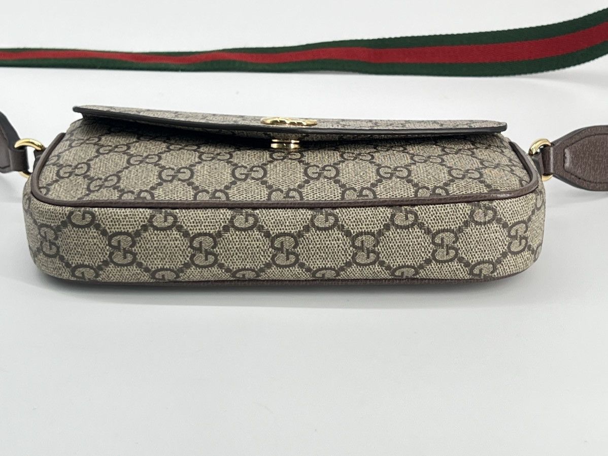 Gucci Gucci Ophidia Mini GG Supreme Canvas Shoulder Bag Size ONE SIZE - 7 Thumbnail