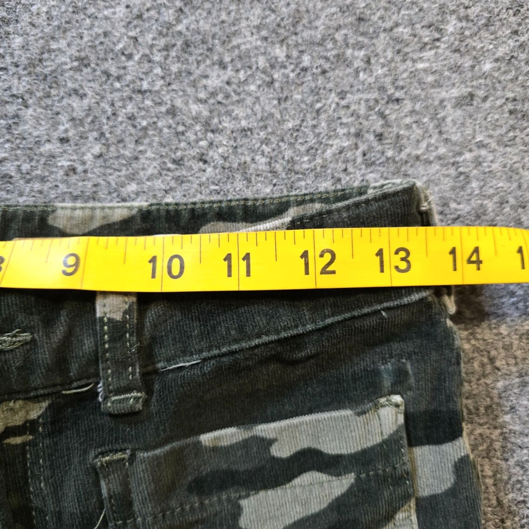 Vintage Pilcro Pants Womens 26 Green Camo Corduroy High Rise Skinny Casual Anthro Pants Size 26" / US 2 / IT 38 - 5 Thumbnail