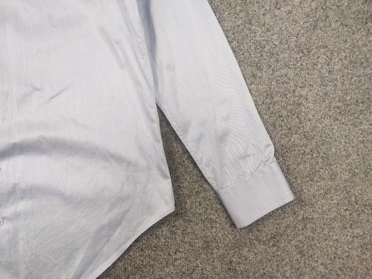 Giorgio Armani Giorgio Armani Design with Light blue thin Long sleeve shirt Size US M / EU 48-50 / 2 - 8 Thumbnail