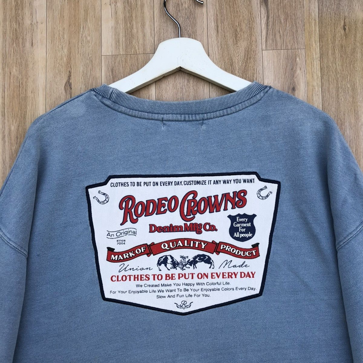 Vintage Rodeo Crowns Denim Pullover