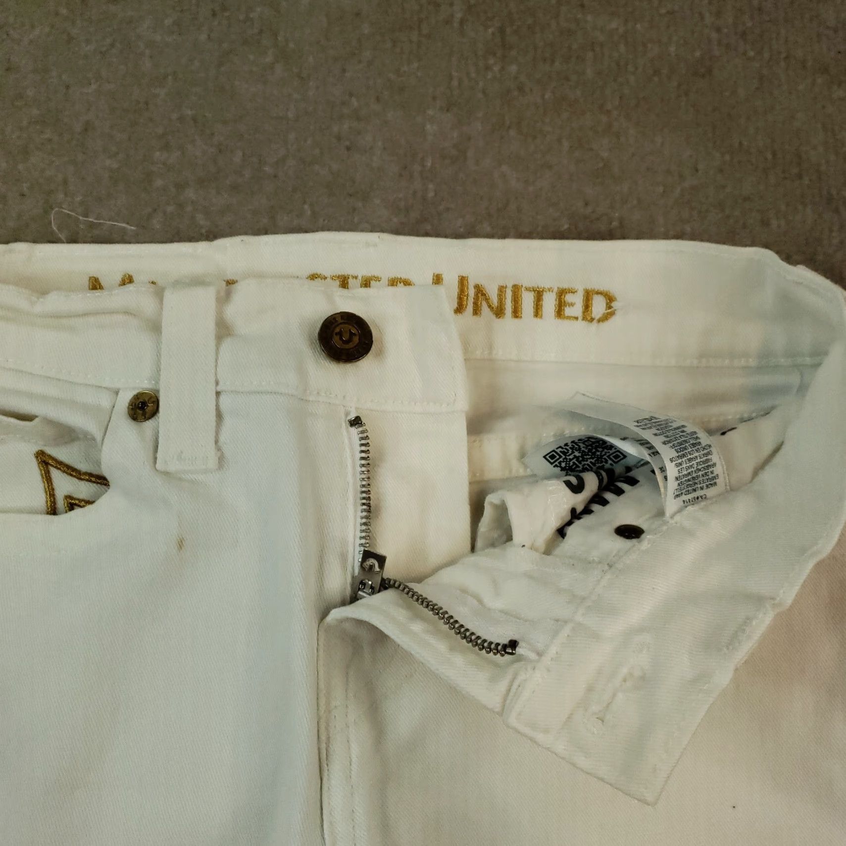True Religion Jeans Womens Skinny White 28x30 Denim Stretch Pockets 28 Inseam Cotton Spandex {No extra text}