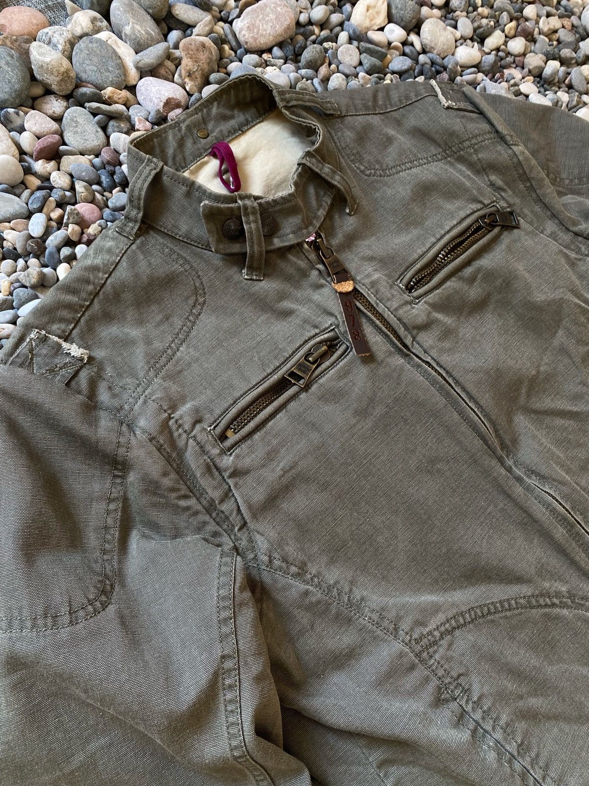 Diesel Vintage Diesel Black Gold x Japanese Biker Jacket 7Yr Brain Size US M / EU 48-50 / 2 - 5 Thumbnail