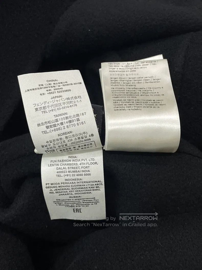 Fendi Fendi Black mink fur and cashmere coat with detachable sca Size S / US 4 / IT 40 - 6 Thumbnail