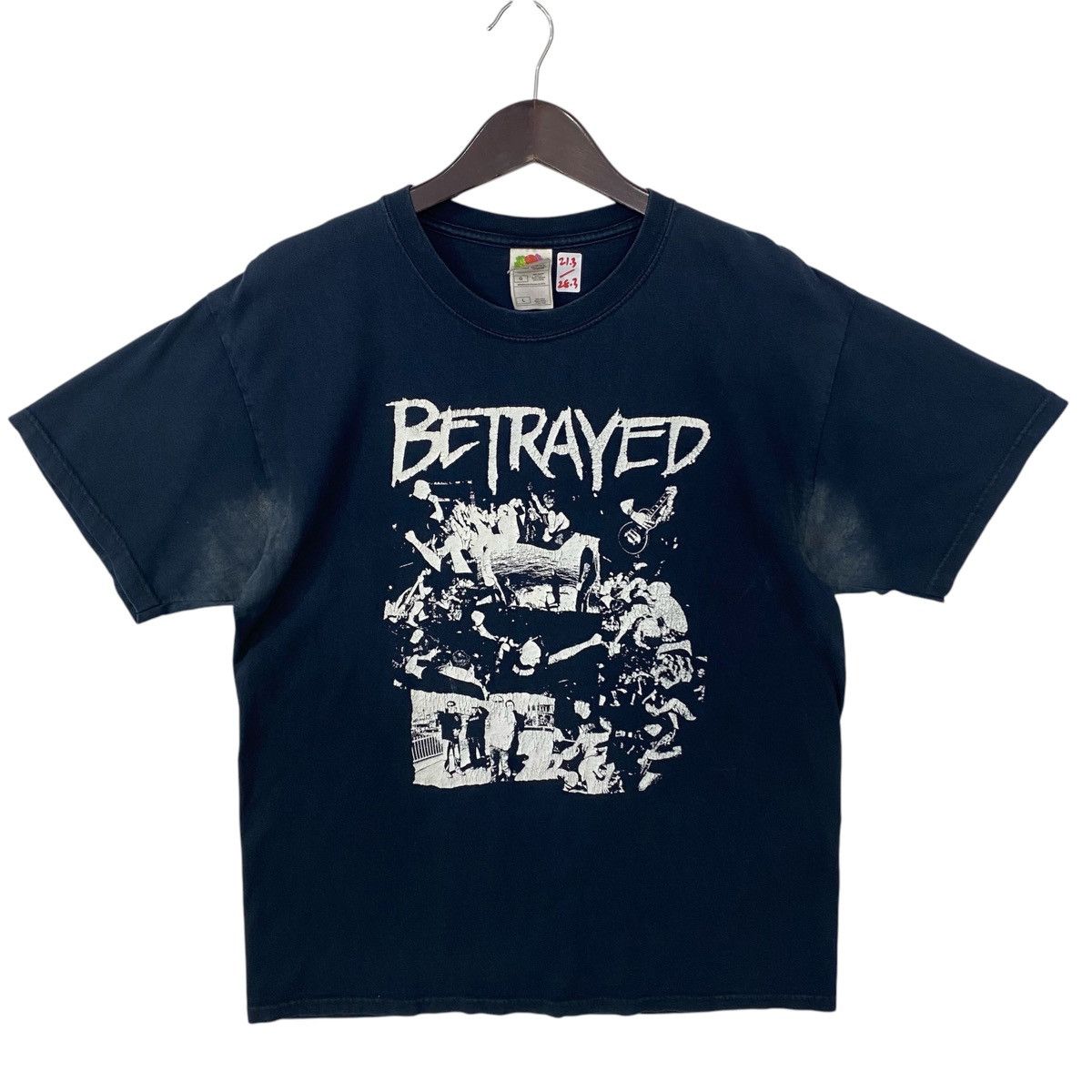 💥VINTAGE BETRAYED hardcore band tee shirt