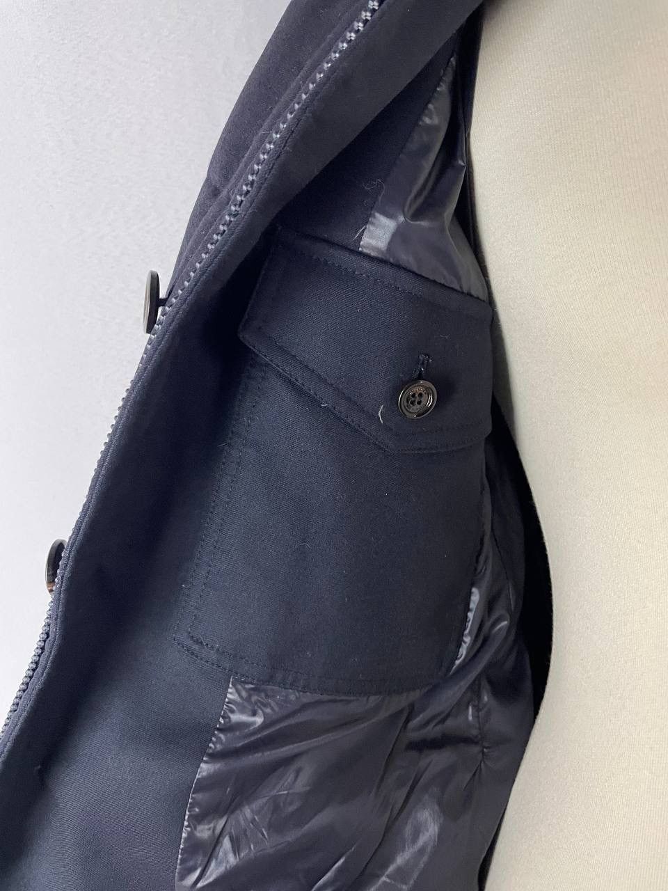 Moncler Moncler Jacket Navy Coat Trench 2 size Size US M / EU 48-50 / 2 - 16 Thumbnail