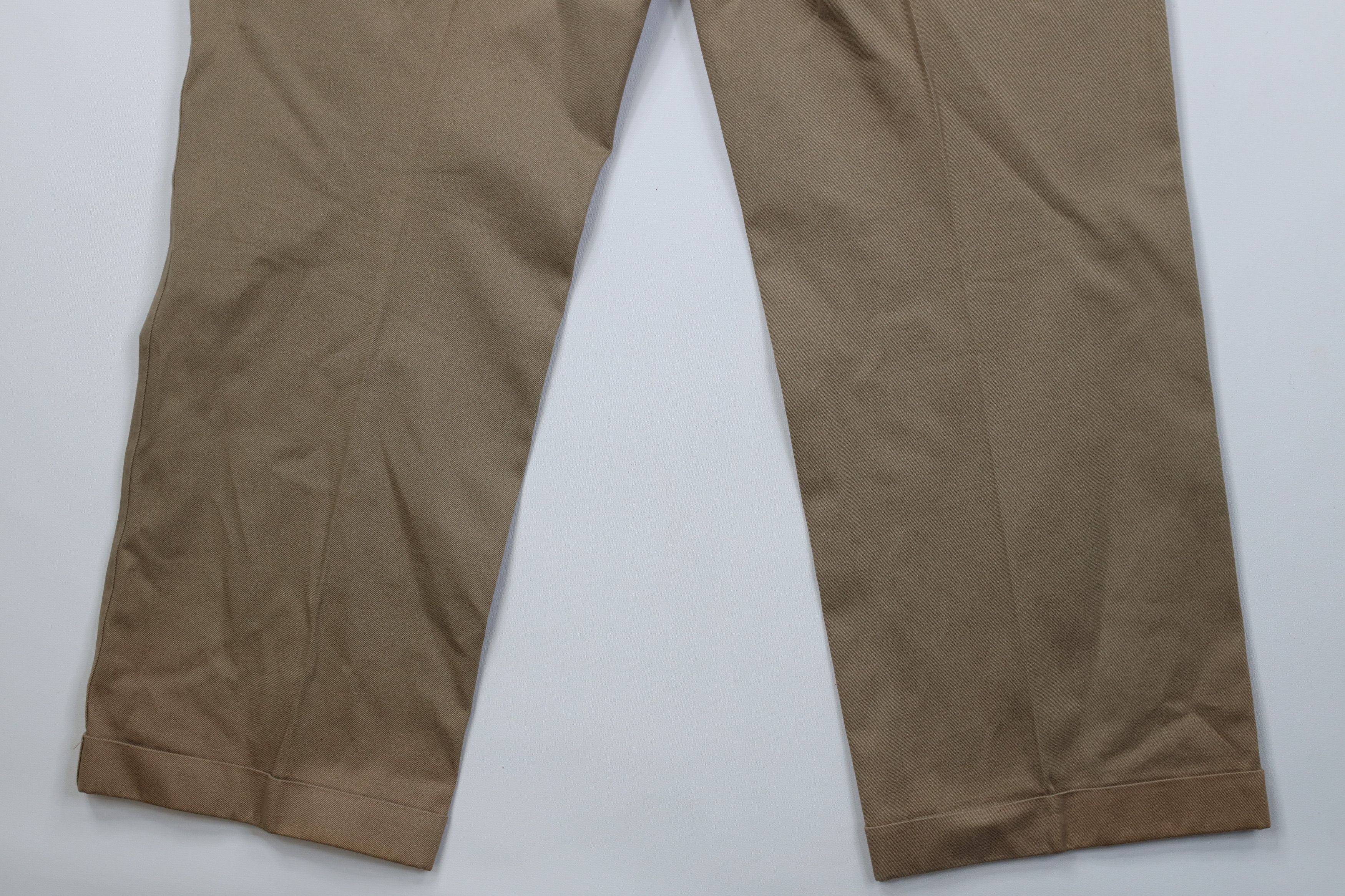 Lands' End Vintage 70s Lands End Heavy Wide Leg Chino Pants Cotton USA Size US 36 / EU 52 - 15 Thumbnail