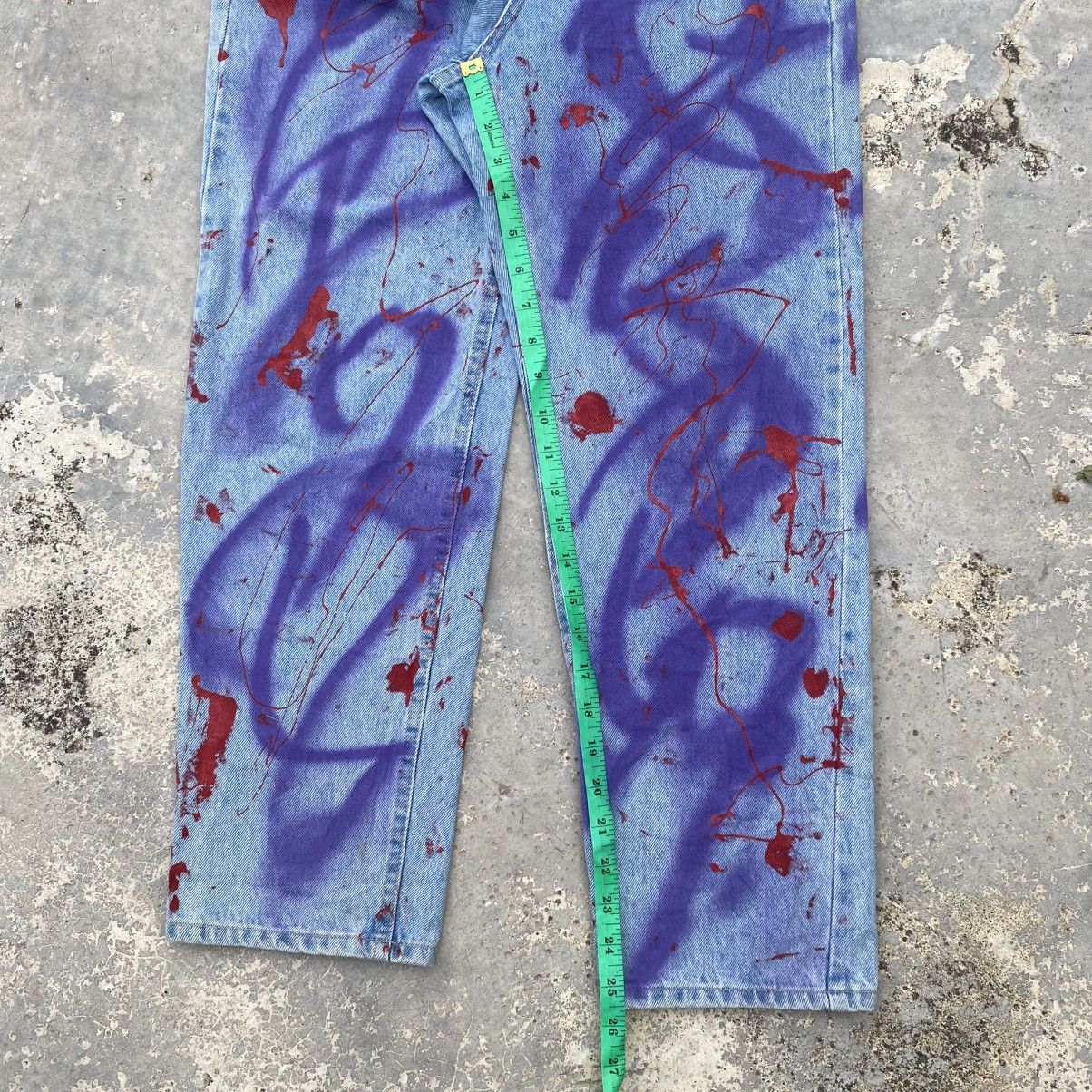 If Six Was Nine De Ondo Seoul city paint splatter denim jeans CDG Size US 28 / EU 44 - 15 Thumbnail