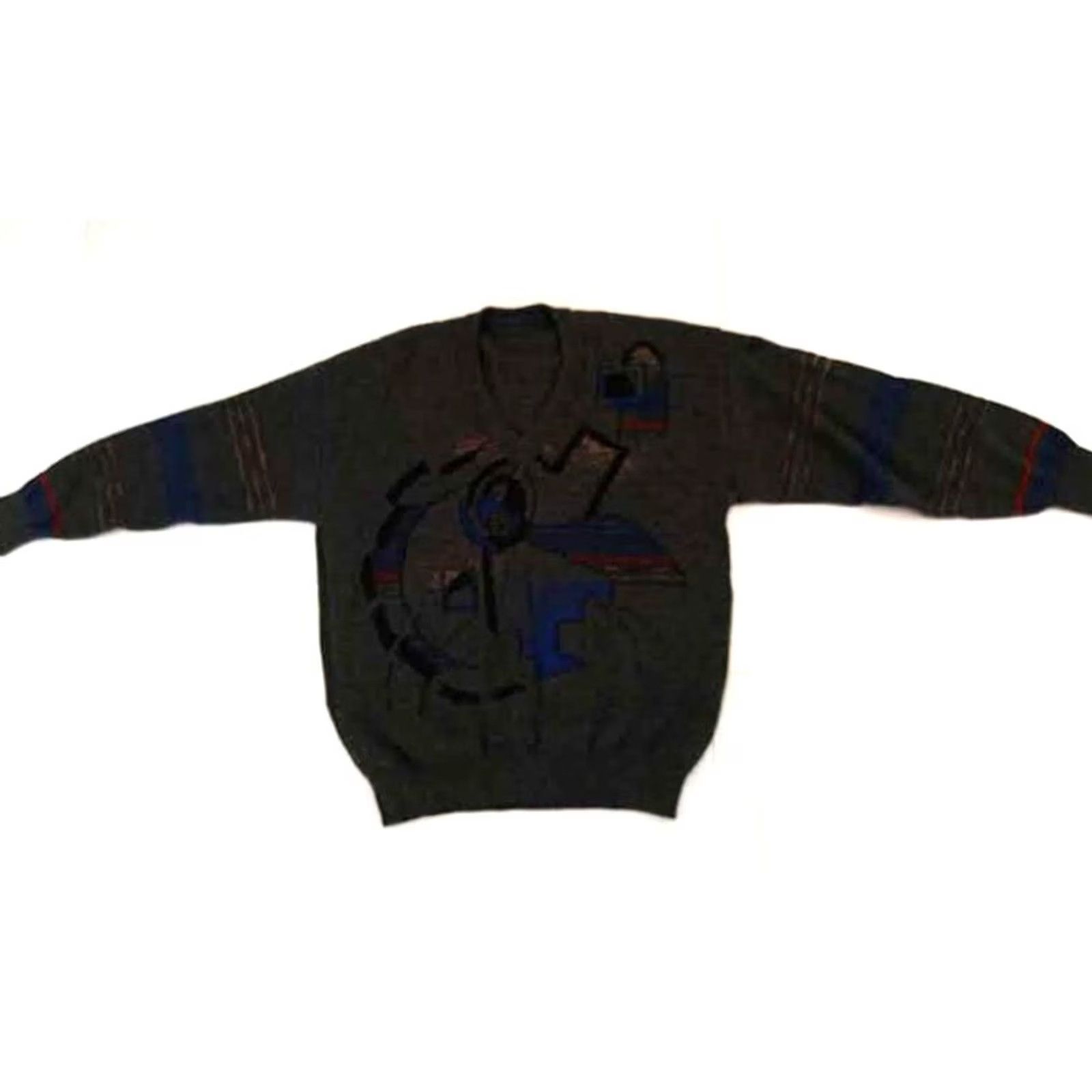 Vintage VINTAGE Virgin Wool Southwestern Tribal Print Sweater Woman Sm-Med Size S / US 4 / IT 40 - 7 Thumbnail
