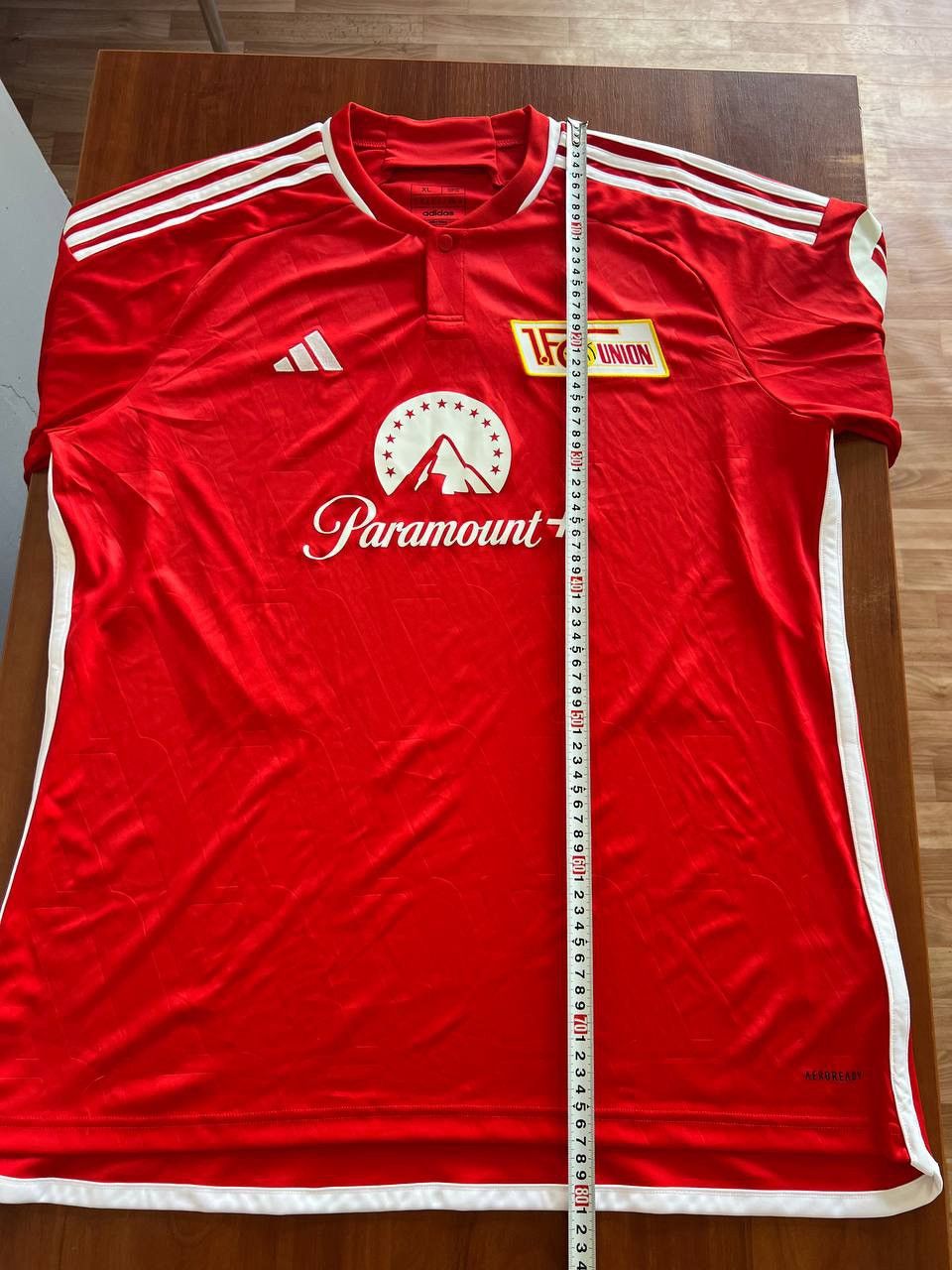 Adidas 2023/24 UNION BERLIN HOME SOCCER FOOTBALL JERSEY ADIDAS XL Size US XL / EU 56 / 4 - 17 Thumbnail