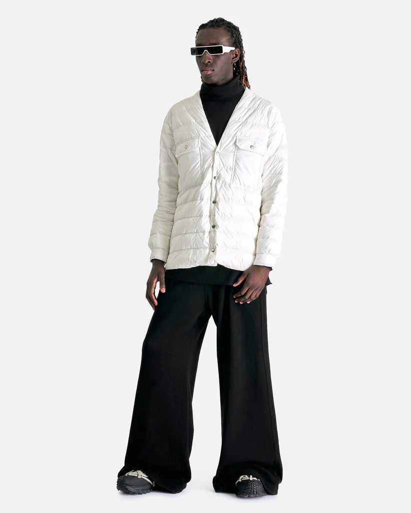 Rick Owens o1s1v1r1oon0825 Moncler Outershirt in Milk/White Size US S / EU 44-46 / 1 - 2 Thumbnail
