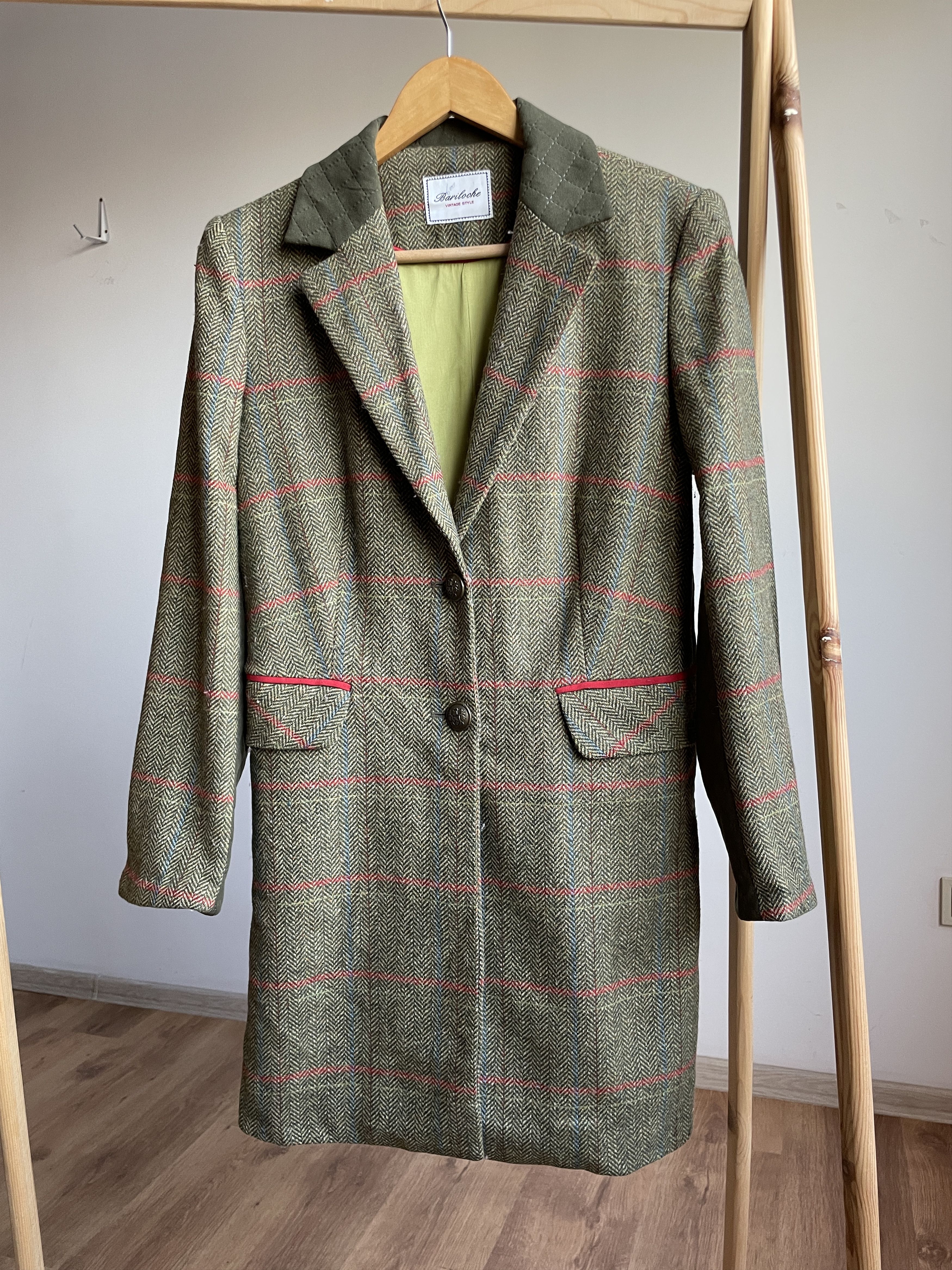 Other Bariloche Alysa Womens Country Herringbone Tweed Coat Size S / US 4 / IT 40 - 1 Thumbnail