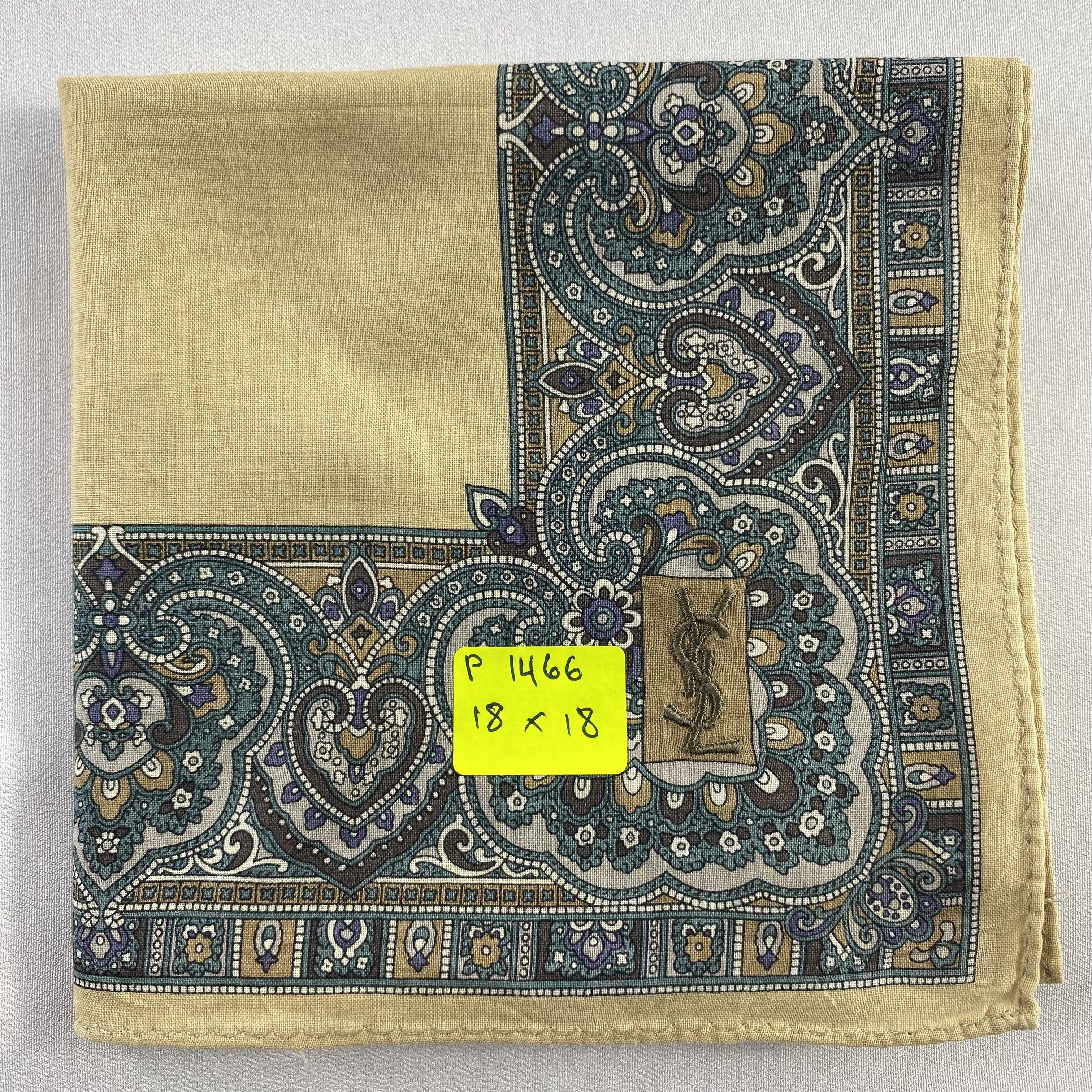 Vintage Yves Saint Laurent Handkerchief / Neckerchief-P1466 Size ONE SIZE - 5 Thumbnail