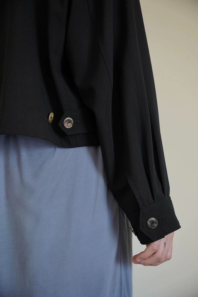 Comme des Garcons Comme des Garcons Thin wool short jacket Size S / US 4 / IT 40 - 7 Thumbnail