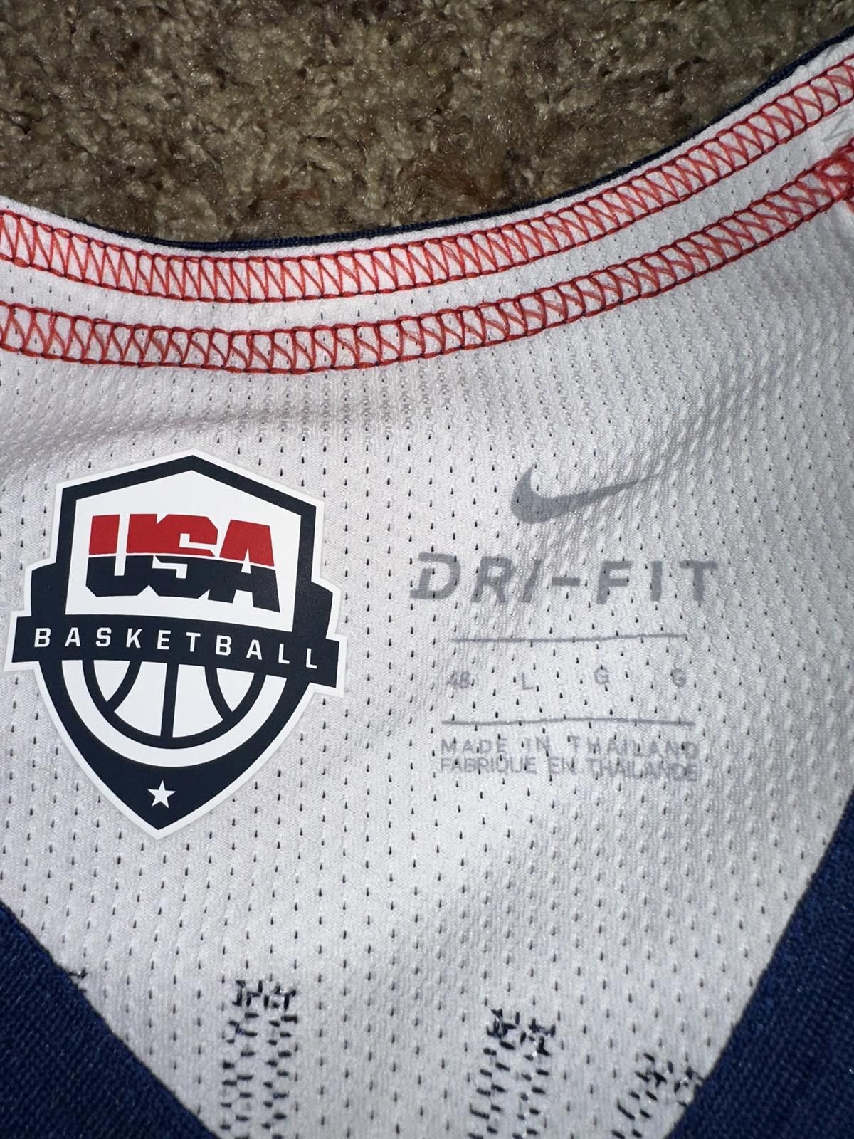 Nike Nike Team USA Basketball 2020/21 Olympics Home Jersey Size US L / EU 52-54 / 3 - 2 Thumbnail
