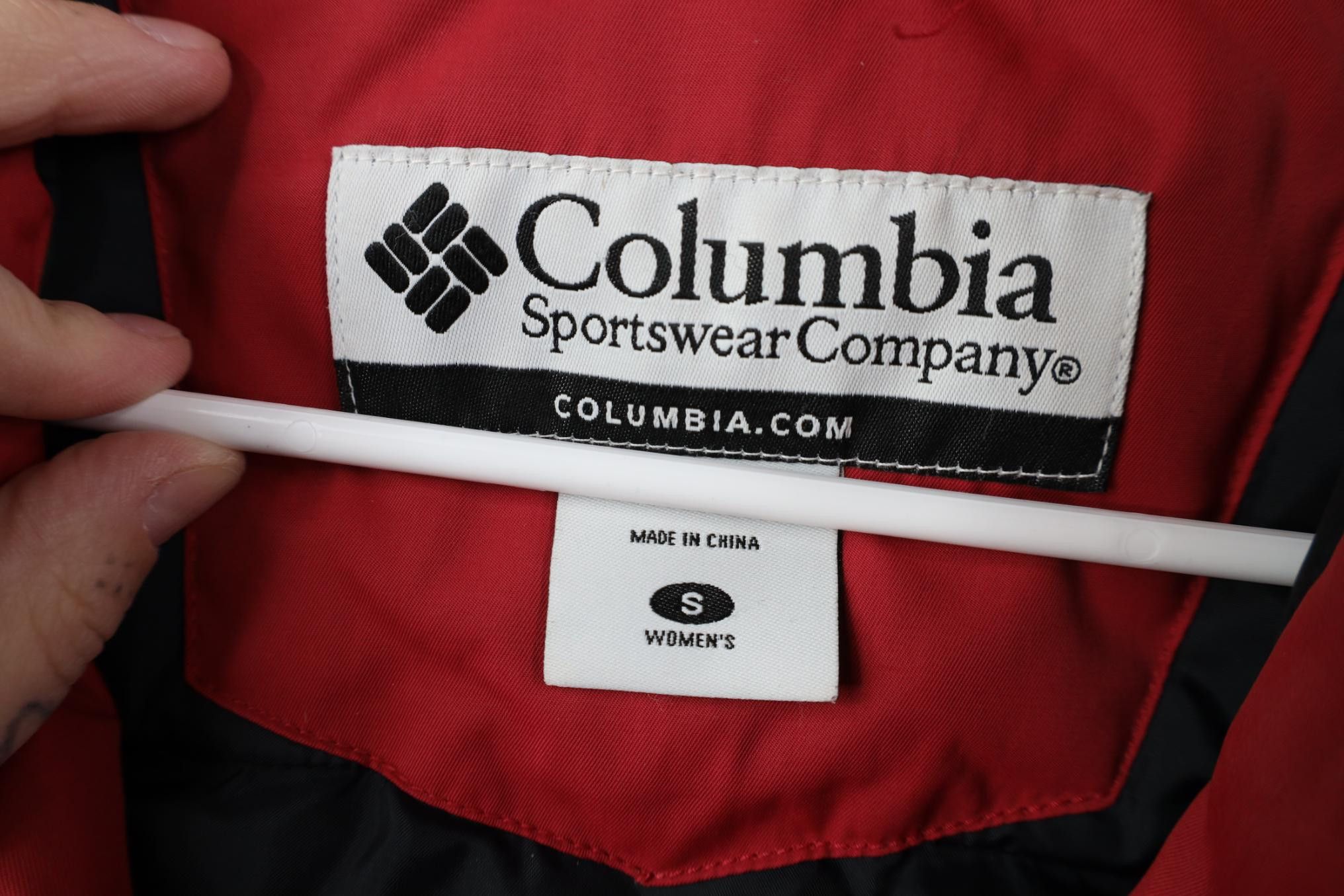 Columbia Vintage Y2K Columbia Star Duck Down Puffer Vest Jacket Red Size S / US 4 / IT 40 - 10 Thumbnail