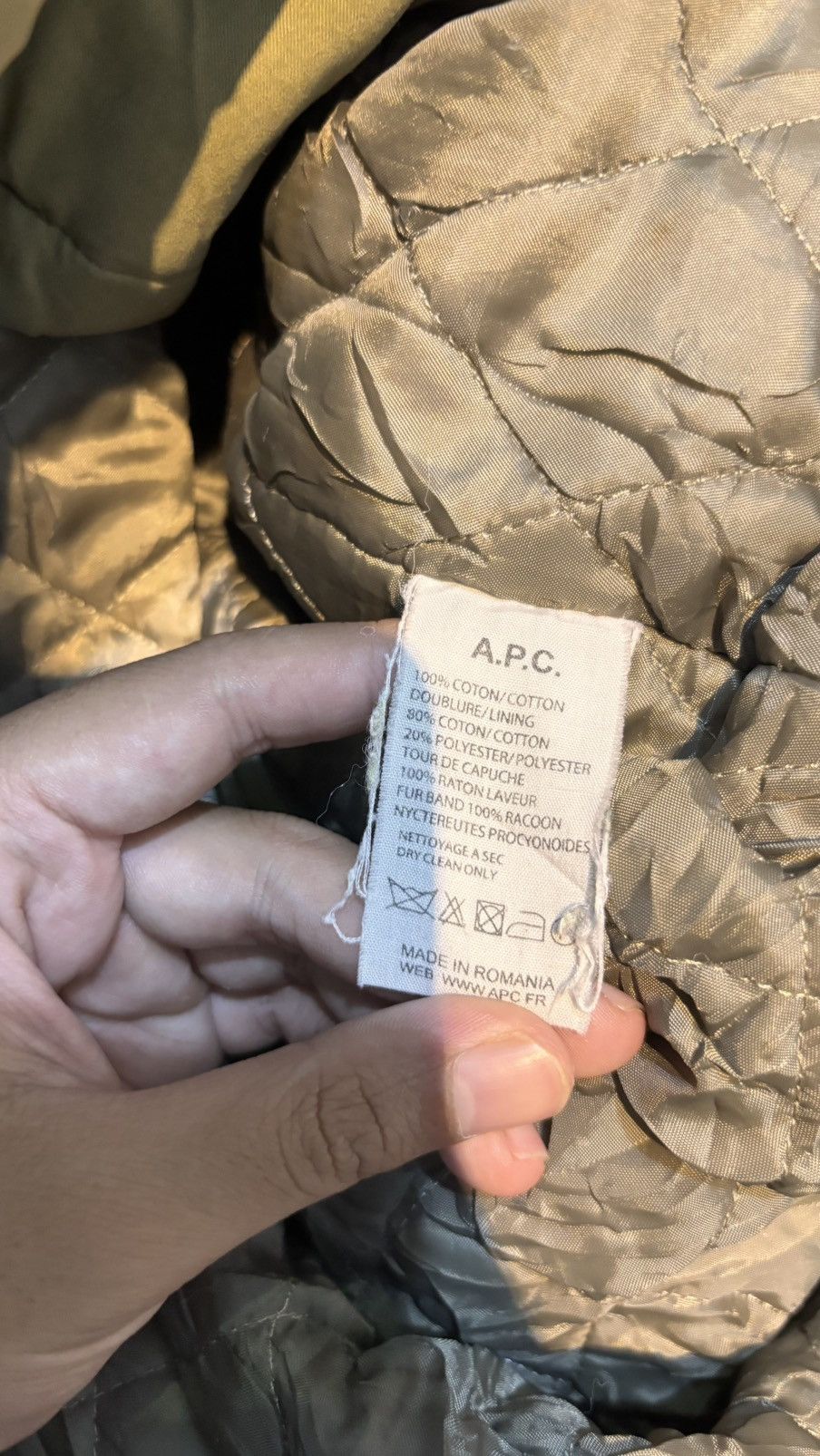 A.P.C. A.P.C Apc coated Jacket With Hooded Parka Size US M / EU 48-50 / 2 - 5 Thumbnail