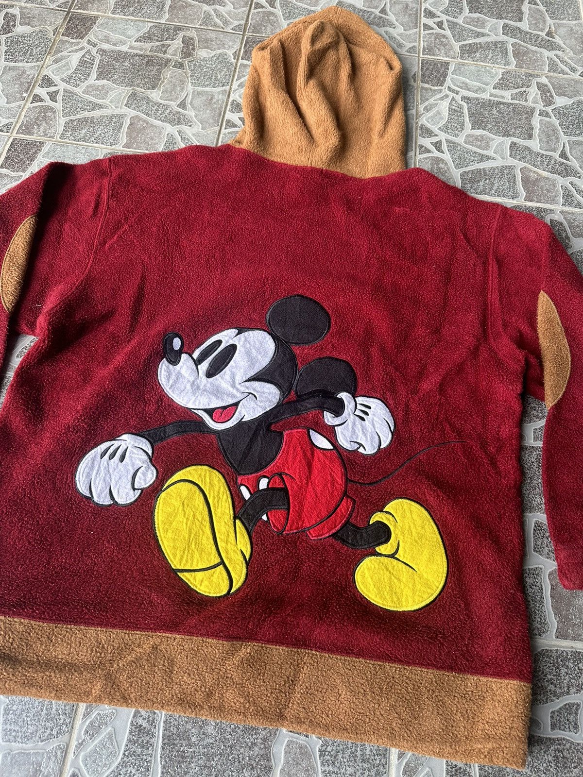 Disney Mickey mouse fleece pullover hoodie Size US L / EU 52-54 / 3 - 2 Thumbnail