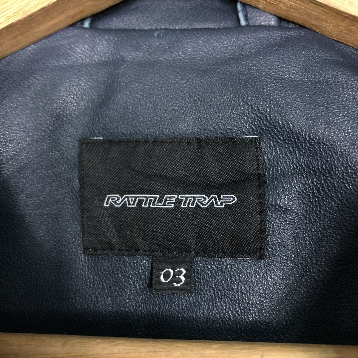 Japanese Brand 🔥VINTAGE BIKER LEATHER JACKET RATTLE TRAP ISSEY MIYAKE Size US S / EU 44-46 / 1 - 20 Thumbnail