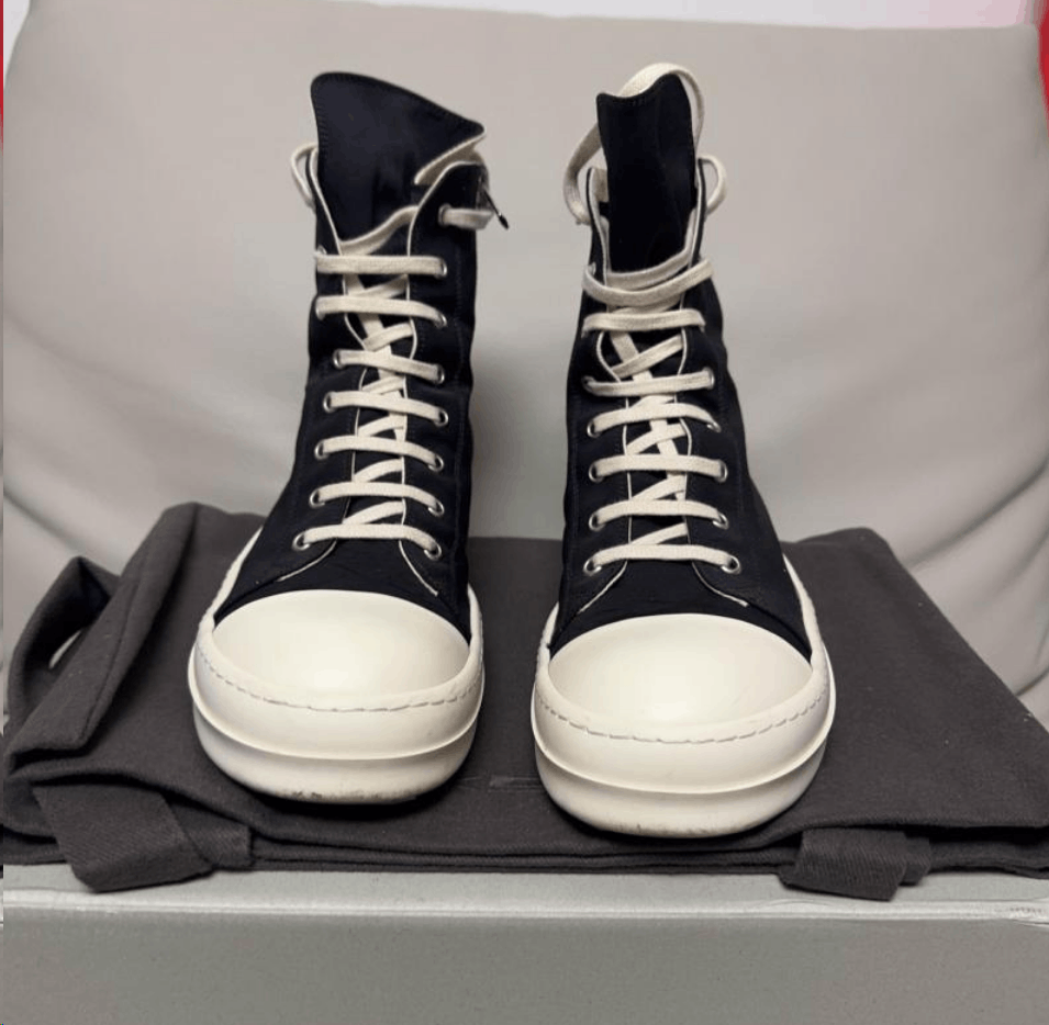 Rick Owens Rick Owens Hi-Top Sneakers Size US 7 / EU 40 - 1 Thumbnail
