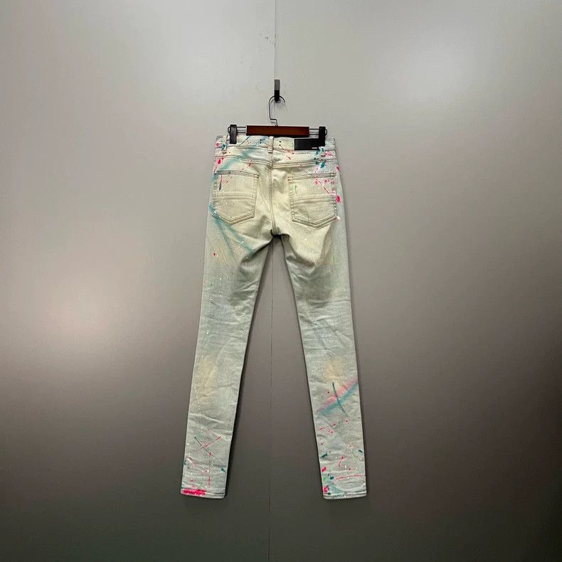 Amiri Amiri splatter hole denim pants Size US 30 / EU 46 - 3 Thumbnail