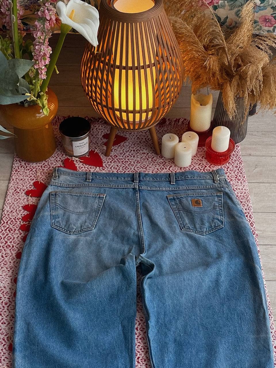 Carhartt Carhartt Jeans Blue Workwear Distressed Faded Big Size Size US 44 / EU 60 - 3 Thumbnail