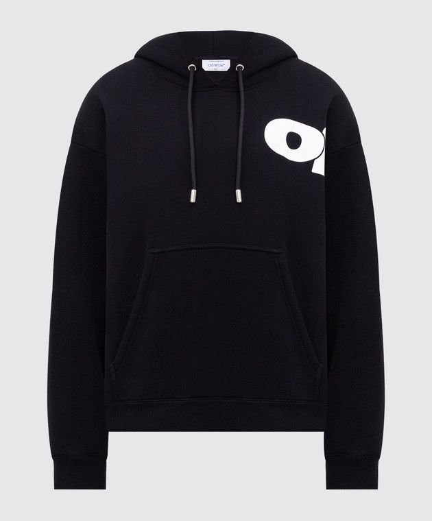 Off-White o1s22i1n1124 Oversized Hoodie in Black Size US S / EU 44-46 / 1 - 1 Thumbnail
