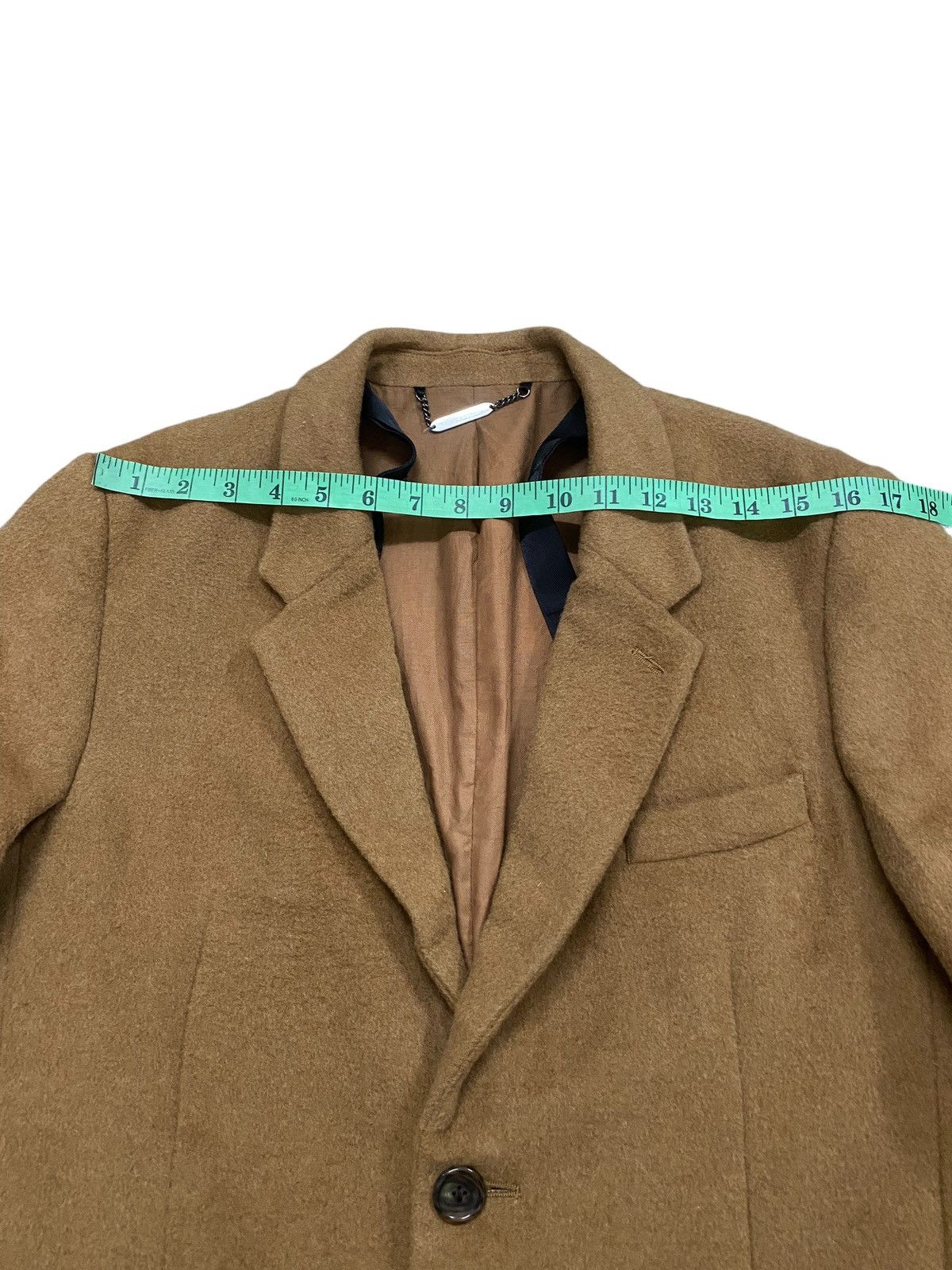 Japanese Brand × Other × monkey time Vintage Monkey Time Wool Long Jacket M Size Brown Colour Size US M / EU 48-50 / 2 - 16 Thumbnail