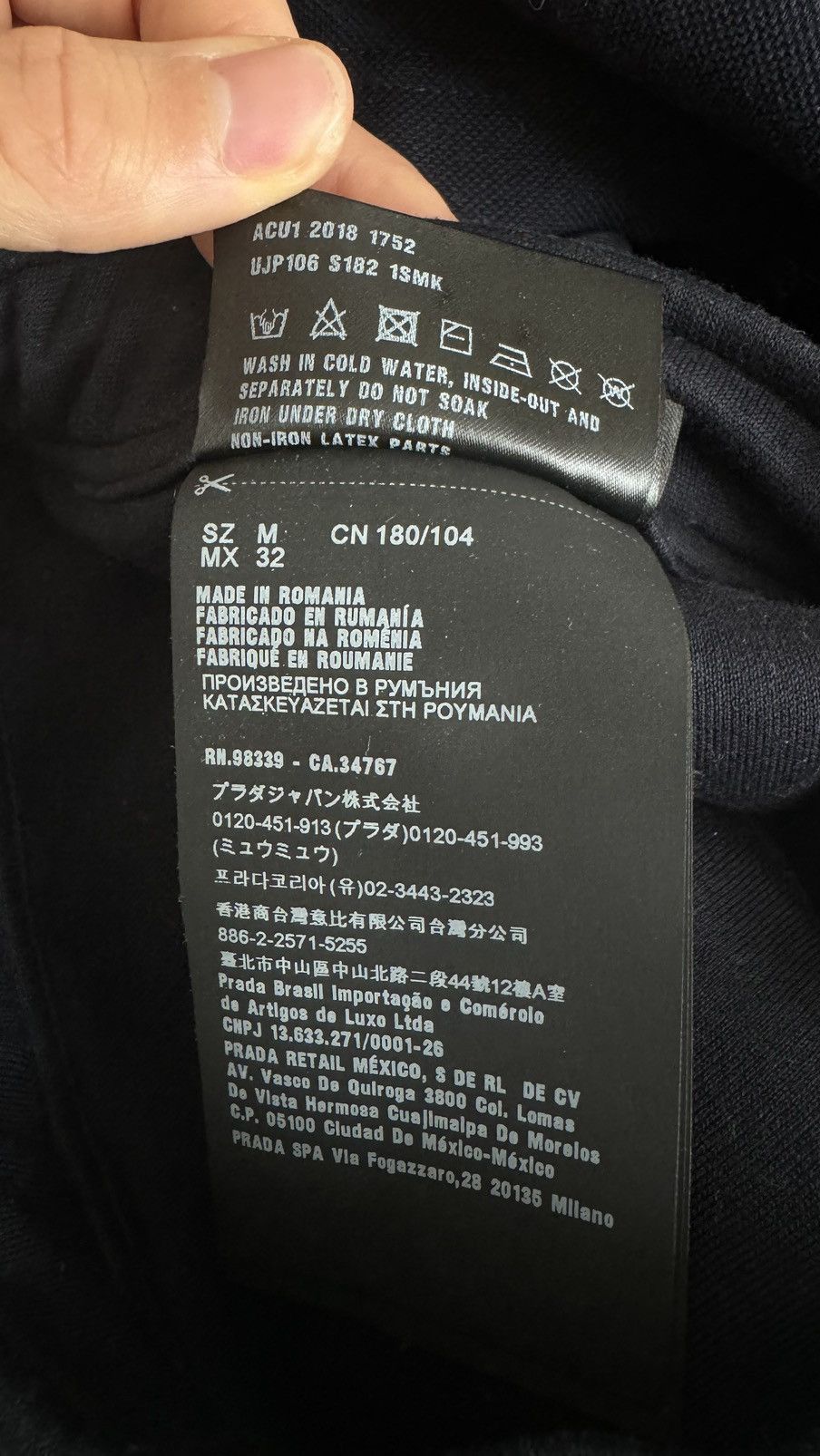 Prada Prada AW 2018 sweatpants Size US 34 / EU 50 - 10 Thumbnail