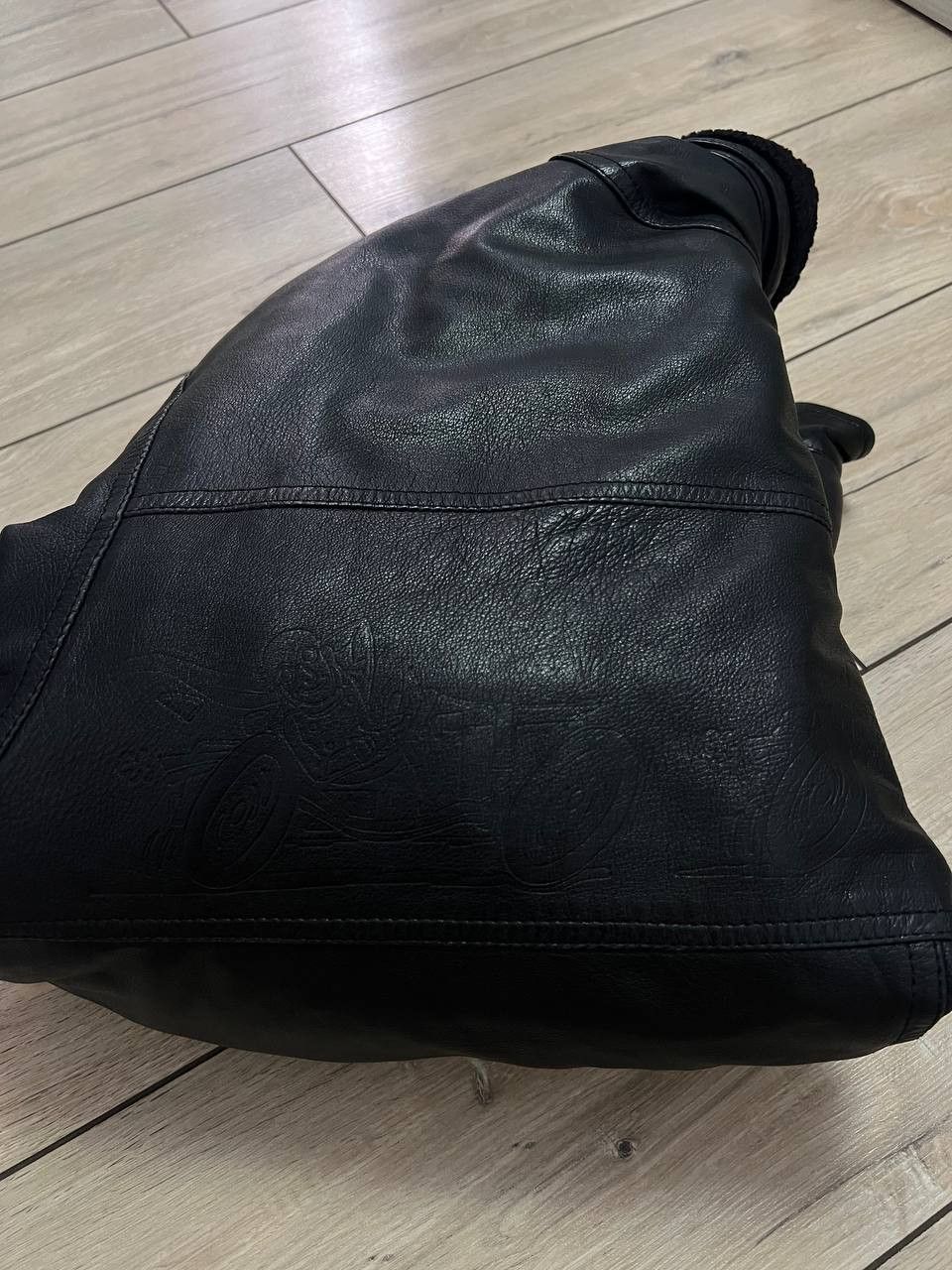 Iceberg Iceberg Vintage Leather Bomber Jacket Insulated Motorcycle Size US M / EU 48-50 / 2 - 15 Thumbnail
