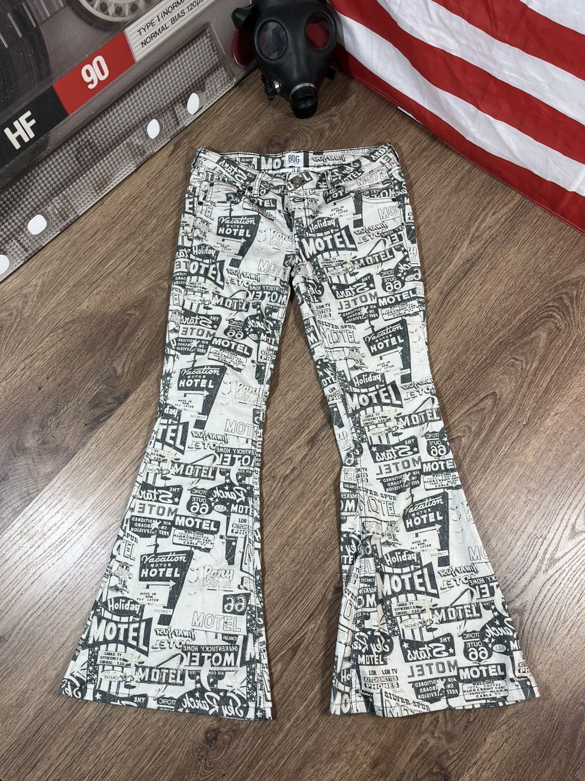 Bdg × Vintage BDG Flare Pants Rare Size 28" / US 6 / IT 42 - 1 Thumbnail