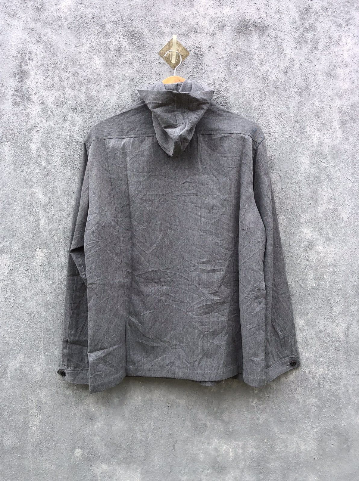 Yohji Yamamoto Yohji Yamamoto LQ Men Multiy Pocket Hoodie Jacket Zipper Size US L / EU 52-54 / 3 - 3 Thumbnail