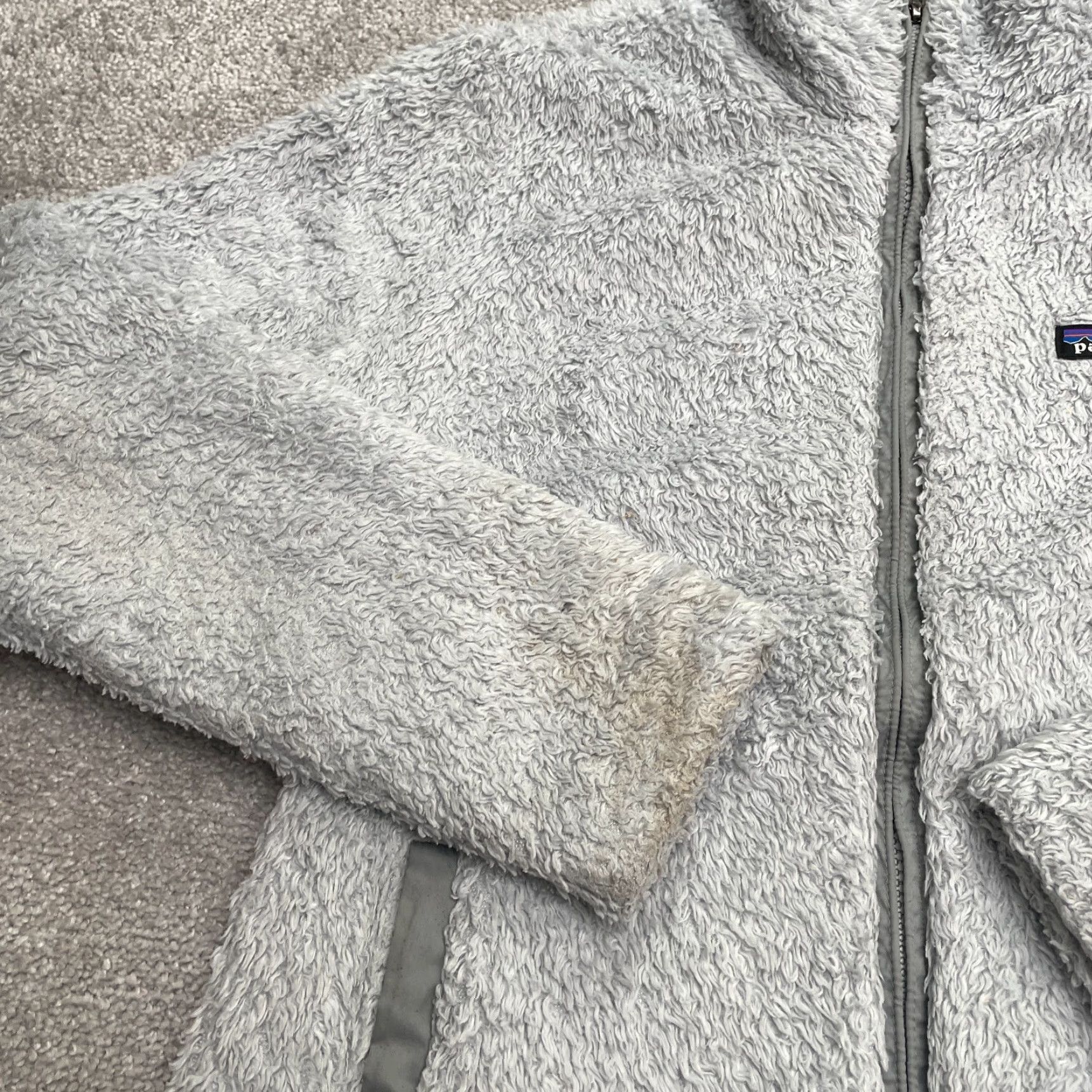 Patagonia Patagonia Los Gatos Fleece Jacket Womens Medium Gray Full Zip Pocket Outdoor Size M / US 6-8 / IT 42-44 - 4 Thumbnail