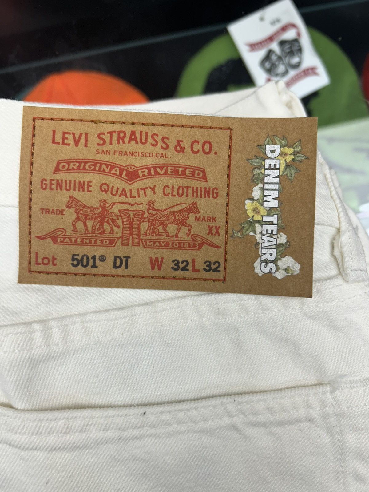 DENIM TEARS × Levi's Levi's x Denim Tears The Cotton Wreath Inverted Jean Size US 32 / EU 48 - 3 Thumbnail