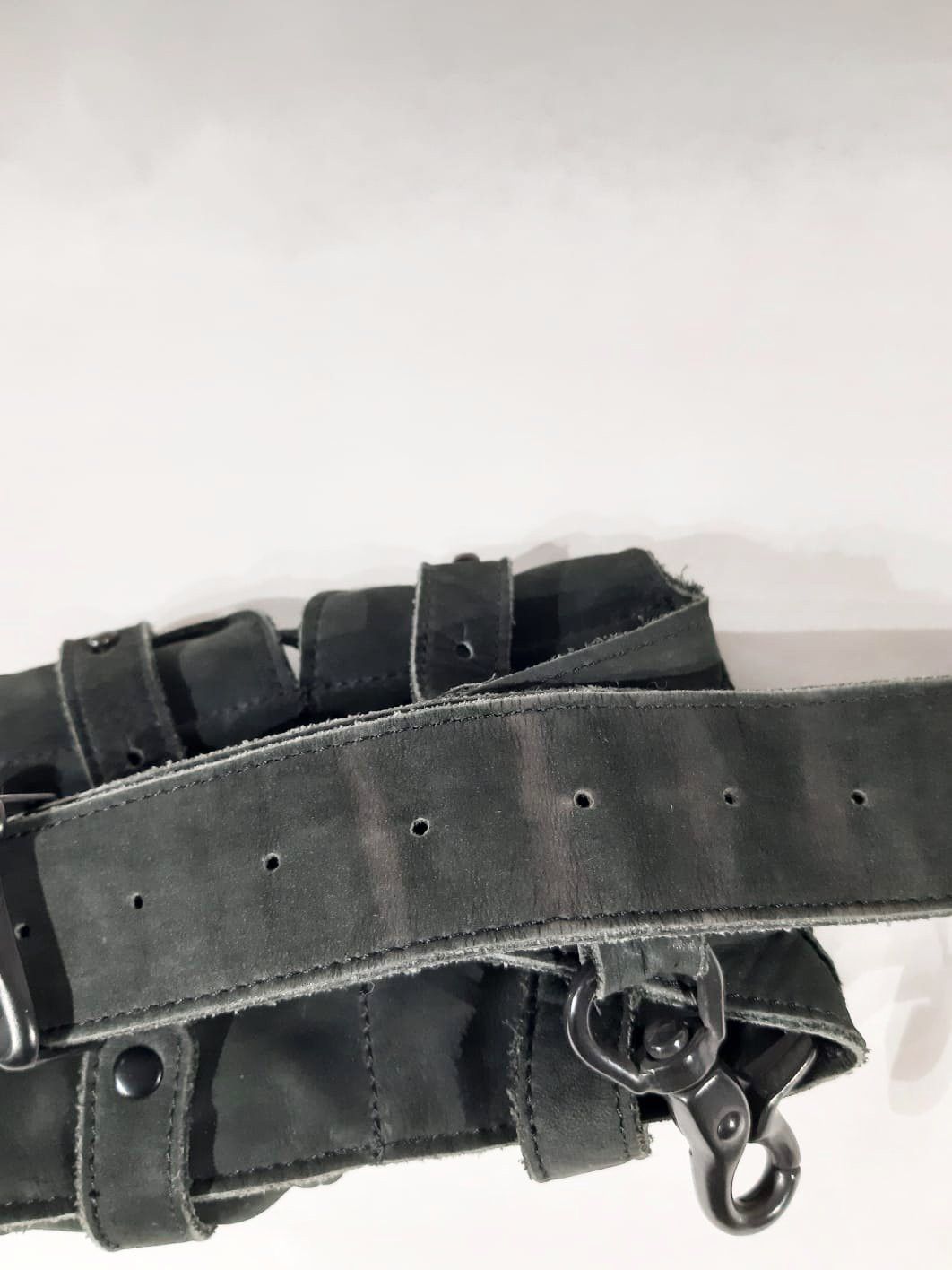 Number (N)ine Suede Leather Ammo Cargo Belt SS07 “About a Boy” Size ONE SIZE - 12 Thumbnail